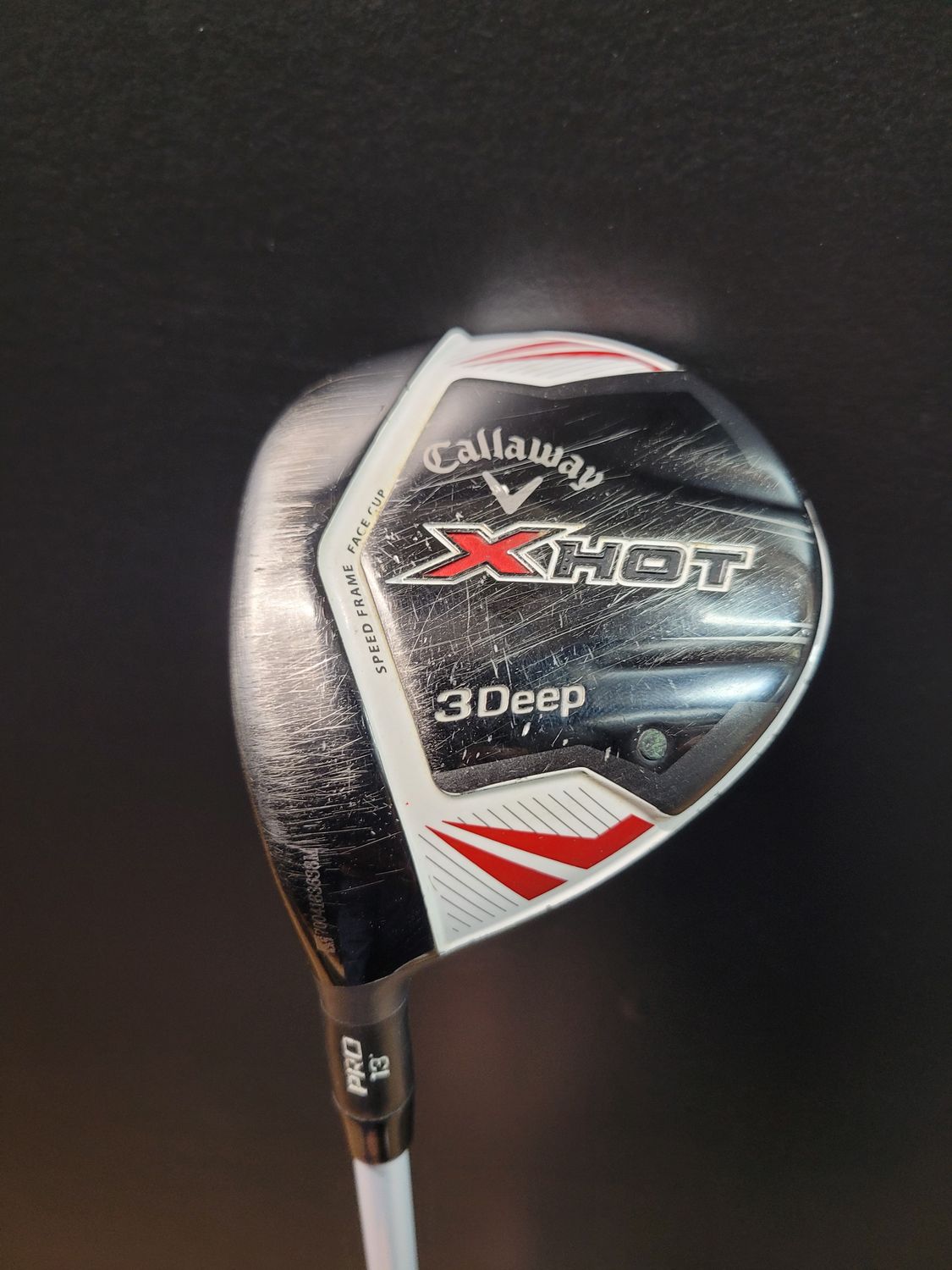 USED LEFT HAND FAIRWAY X HOT 3 DEEP (13 DEG) STIFF FLEX