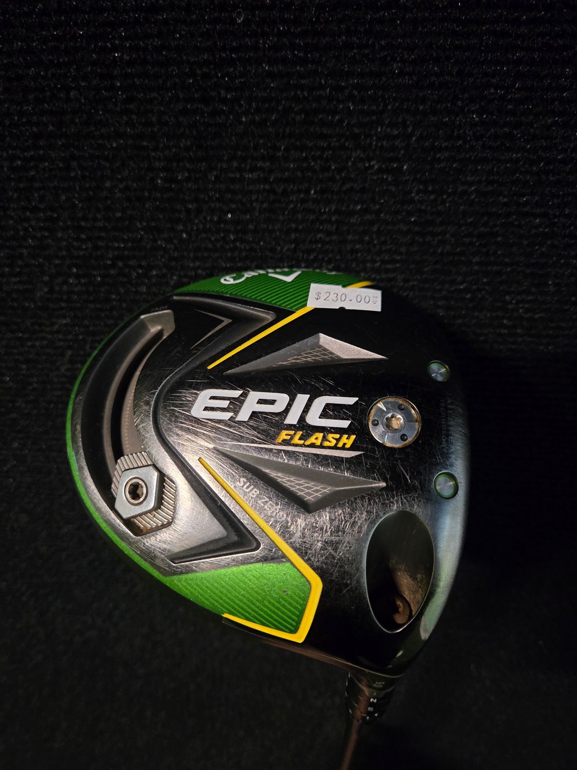 USED RH CALLAWAY EPIC FLASH SUBZERO 9.0 HELIUM 5F4