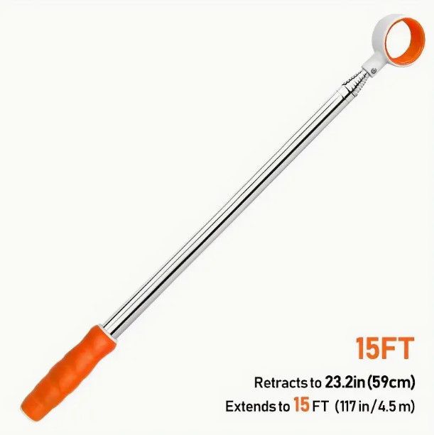 GOLF BALL RETRIEVER 15 FT ORANGE