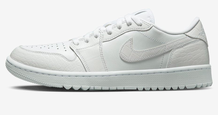 NIKE JORDAN 1 LOW PLATINUM WHITE 10M