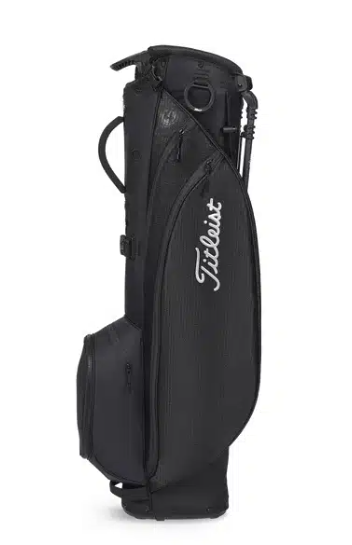 TITLEIST PLAYERS 4 CARBON STAND BAG BLK/BLK/RED