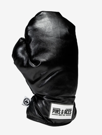 PINS &amp; ACES BLACK BOXING GLOVE FAIRWAY COVER