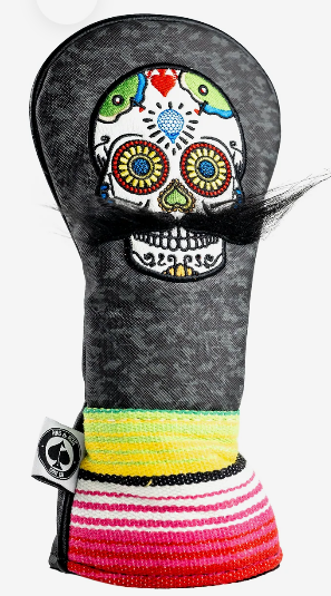 PINS &amp; ACES MUSTACHE SUGAR SKULL HYBRID COVER