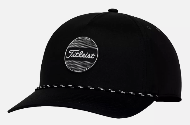 Titleist Boardwalk Rope Black White Golf Hat