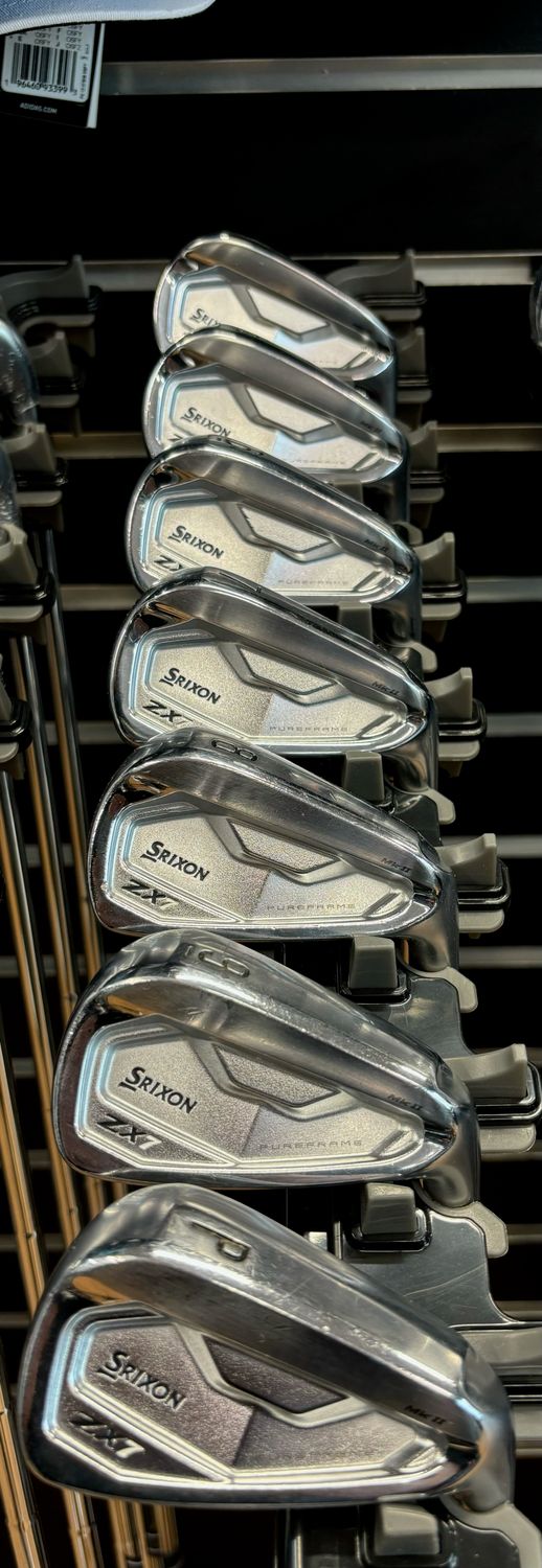 USED SRIXON ZX7 MKII IRONS 4-PW RH STIFF