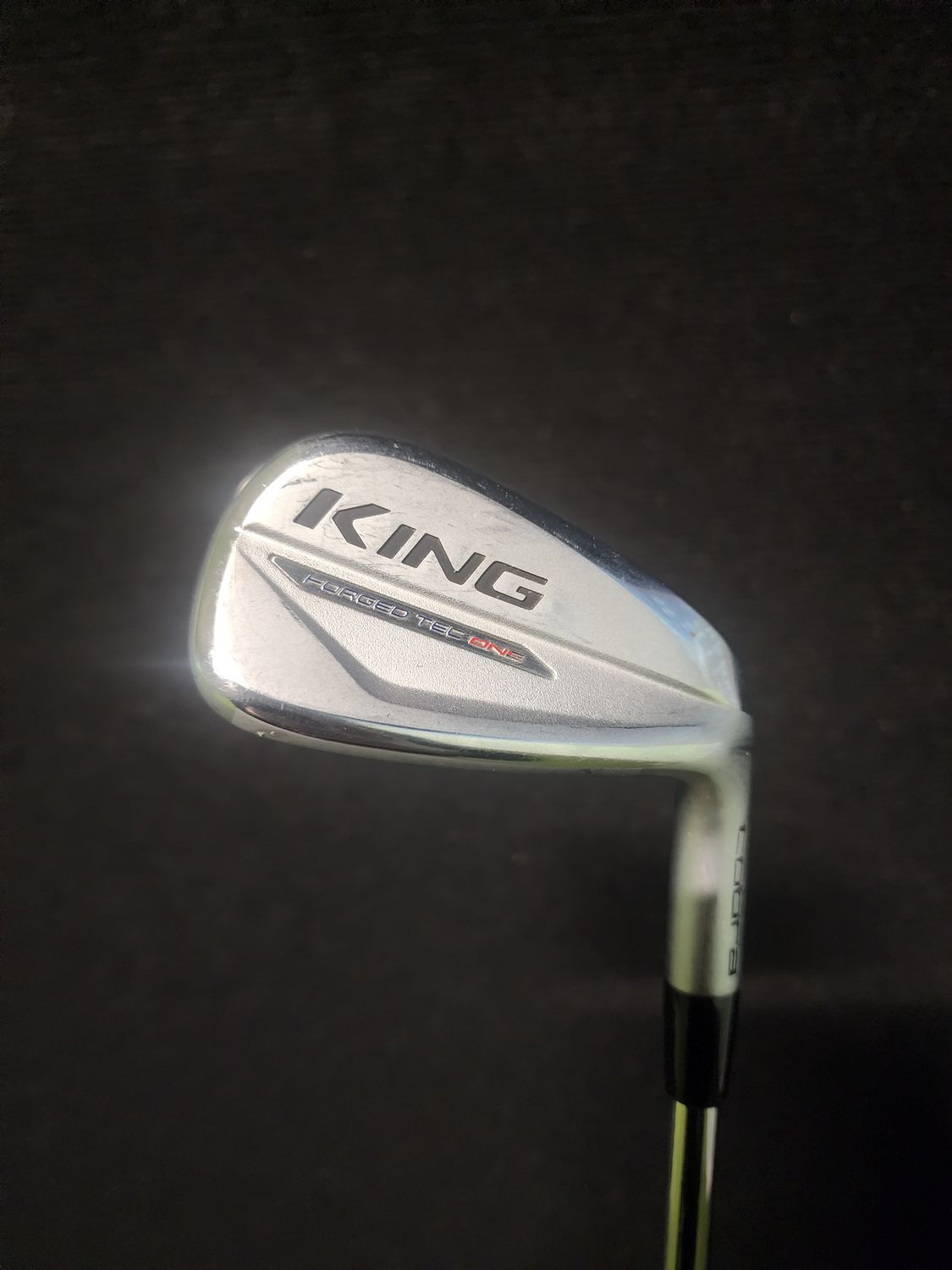 USED RIGHT HAND COBRA FORGED TEC ONE LENGTH IRONS 5-PW STIFF RH