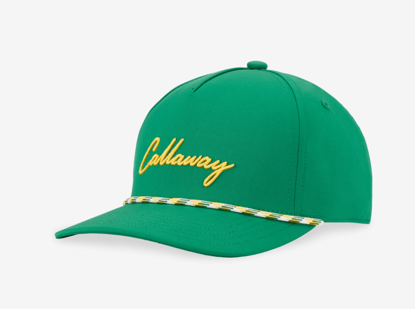 CALLAWAY BIRDIE PUTT ROPE HAT GREEN/YELLOW
