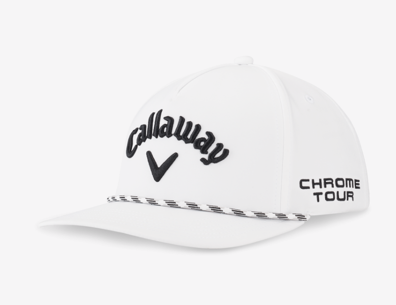 CALLAWAY TOUR AUTHENTIC PERFORMACE ROPE HAT WHITE