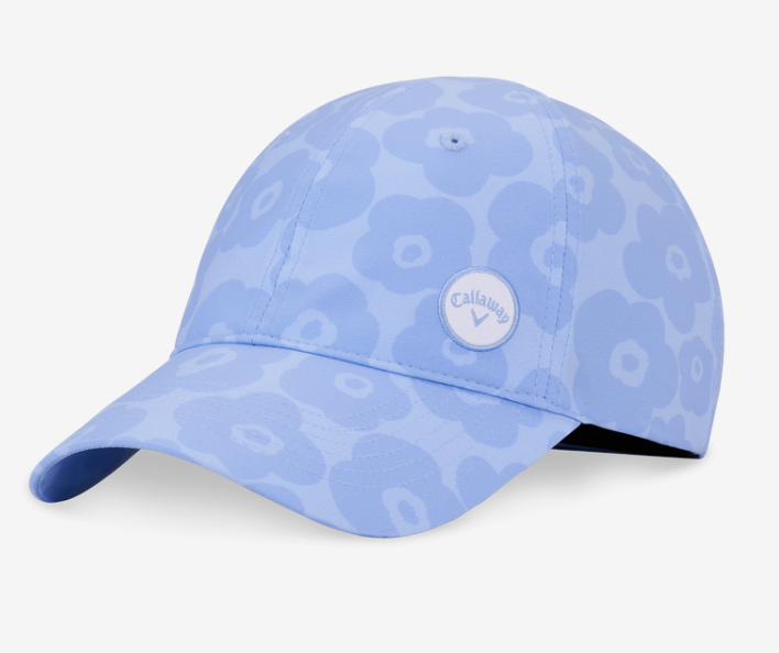 CALLAWAY WOMENS HIGHTAIL ADJUSTABLE HAT VIOLET HAZE/LACE