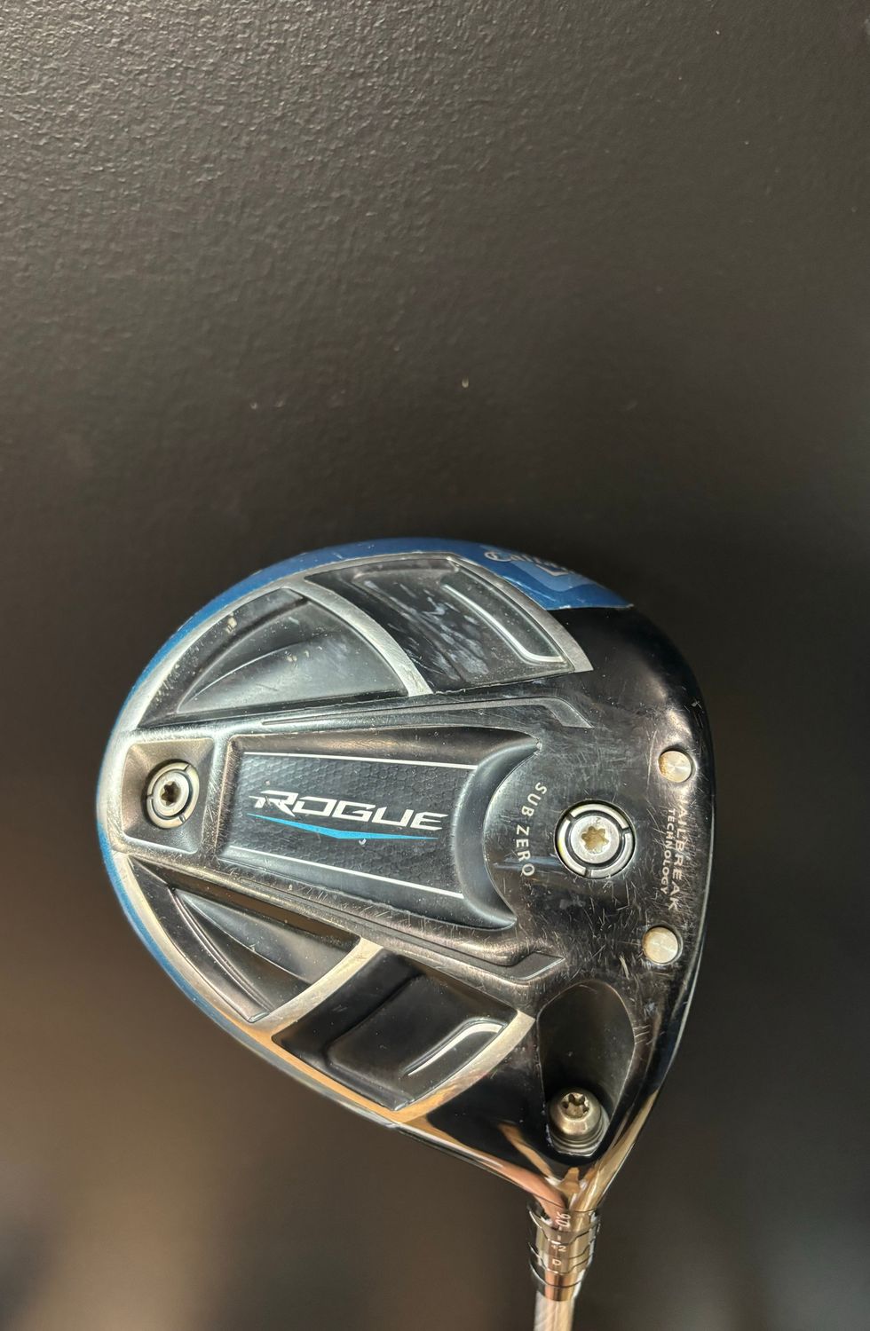 USED CALLAWAY ROGUE SUB ZERO 9 DEGREE REGULAR FLEX