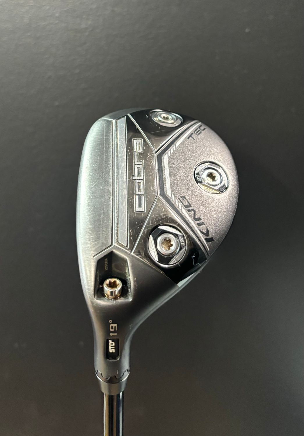 USED LH COBRA KING TEC 19 DEGREE HYBRID STIFF
