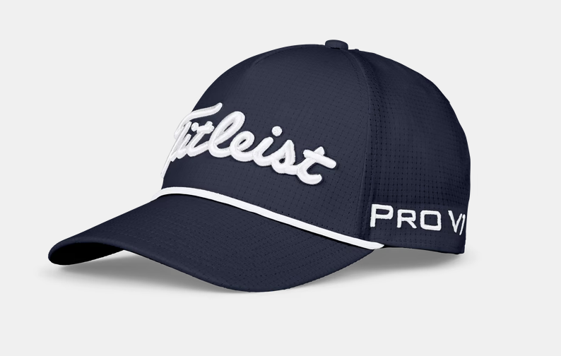 TITLEIST TOUR ROPE HAT NAVY/WHITE