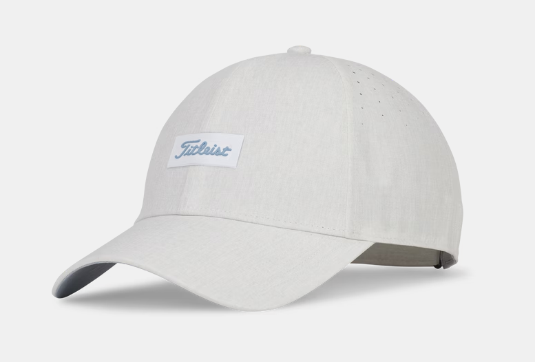 TITLEIST CHARLESTON BREEZER WOMENS HAT WHITE/BABY BLUE