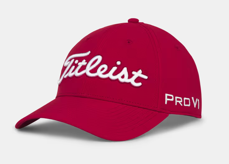 TITLEIST TOUR PERFORMACE HAT RED/WHITE