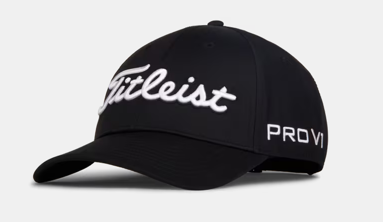 TITLEIST TOUR PERFORMACE HAT BLACK/WHITE