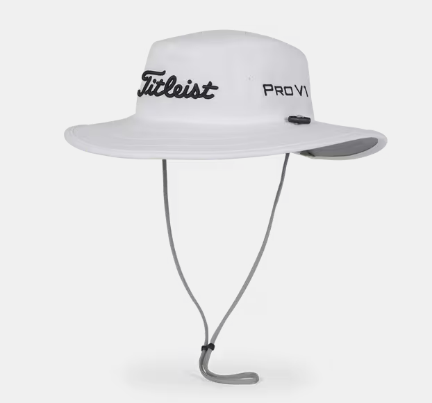 TITLEIST TOUR AUSSIE HAT WHITE/BLACK