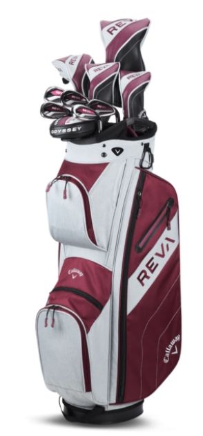 CALLAWAY REVA LADIES PACKAGE EGGPLANT 11PC RH