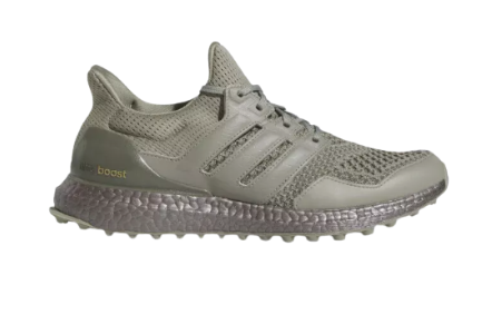 ADIDAS ULTRABOOST GOLF SILVER/OLIVE 9.5M