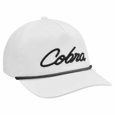 COBRA SCRIPT CAP WHITE