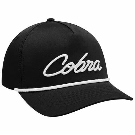 COBRA SCRIPT CAP BLACK