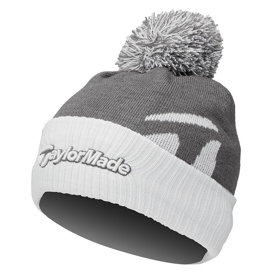 TM BOBBLE BEANIE WHITE/GREY