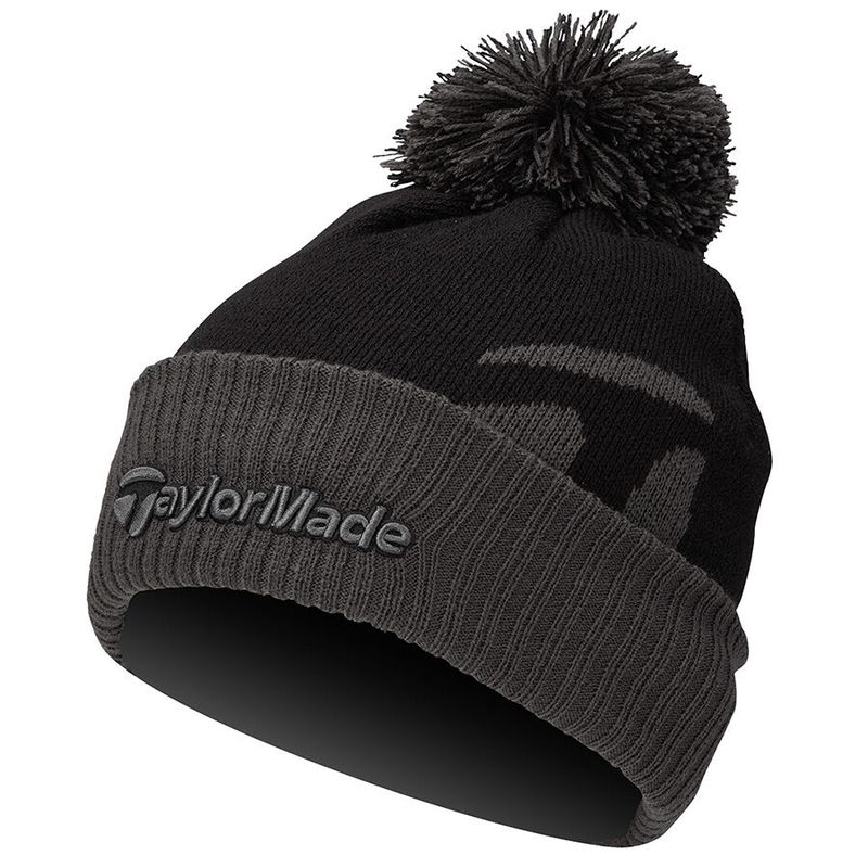 TM BOBBLE BEANIE BLACK/GREY