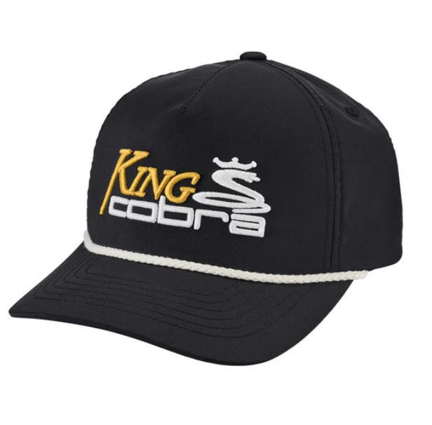 KING COBRA ROPE SNAPBACK BLACK