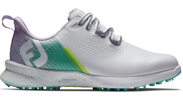 FOOTJOY FUEL LADIES PURPLE/GREEN/WHITE 10