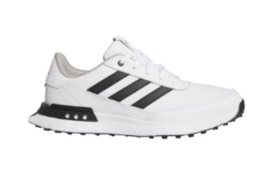 ADIDAS SHOE STYLE JI4034 S2G LEATHER 24 WHT/BLK/GRY SIZE 9