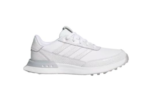ADIDAS SHOE STYLE JI4037 S2G LEATHER 25 WHT/WHT/SIL LADIES SIZE 6