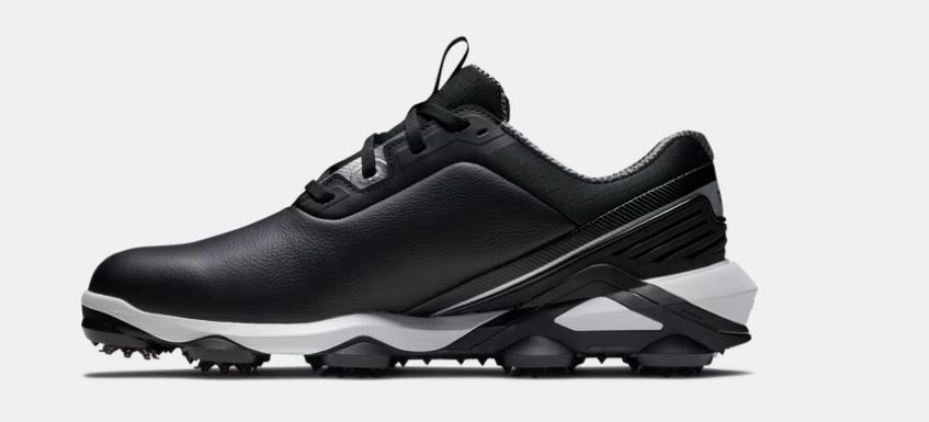FOOTJOY SHOE STYLE 55537 TOUR ALPHA BLK/WHT/SIL SIZE 8