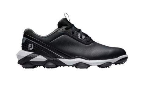 FOOTJOY SHOE STYLE 55537 TOUR ALPHA BLK/WHT/SIL SIZE 9.5