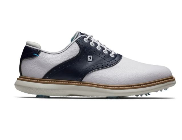 FOOTJOY TRADITIONS WHT/NVY/BLU SIZE 8