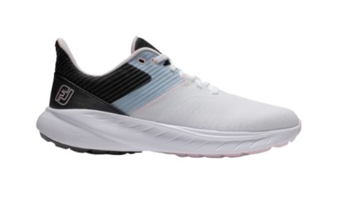 FOOTJOY FLEX  LADIES WHT/BLK/PNK SIZE 7.5