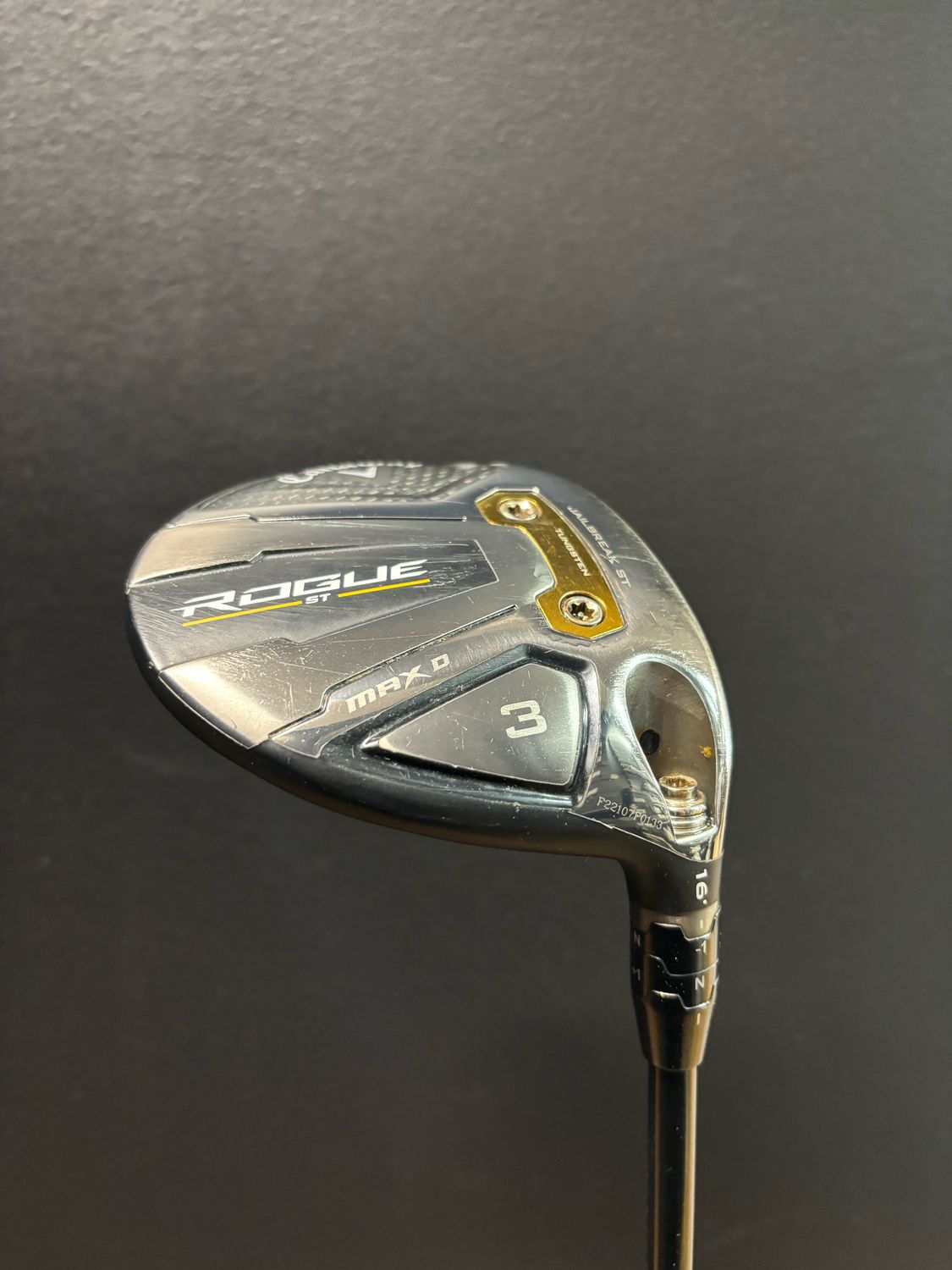 USED  CALLAWAY ROGUE ST 3 WOOD MAX D - RH STIFF