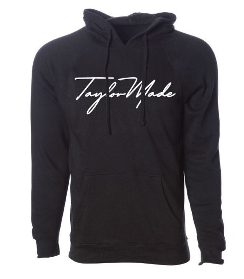 TAYLORMADE SCRIPT HOODIE BLACK