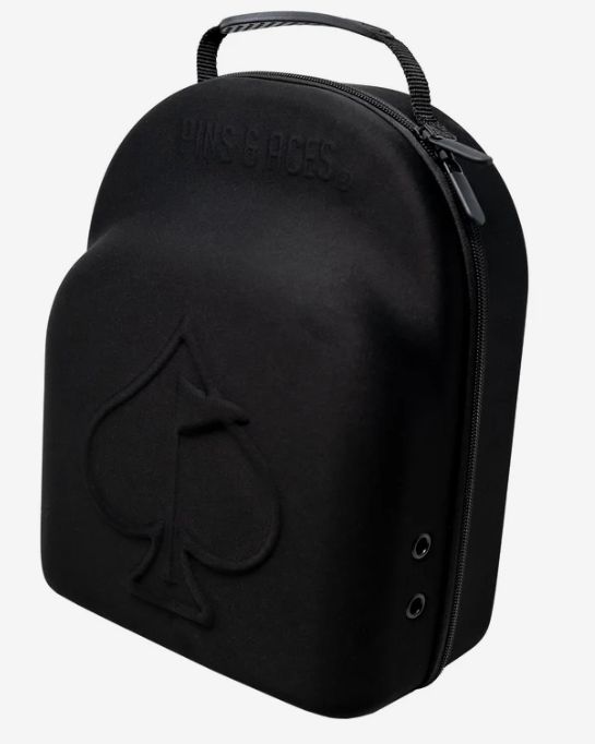 PINS &amp; ACES HAT CADDIE BLACK