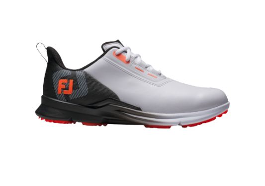 FOOTJOY FUEL  WHT/BLK/ORG 12M
