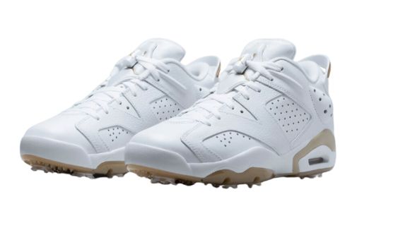 NIKE JORDAN RETRO 6 PLATINUM WHITE PLATINUM WHITE 10M