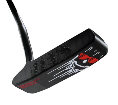 SWAG PUTTER HANDSOME TOO F BLACK PVD LH 34"