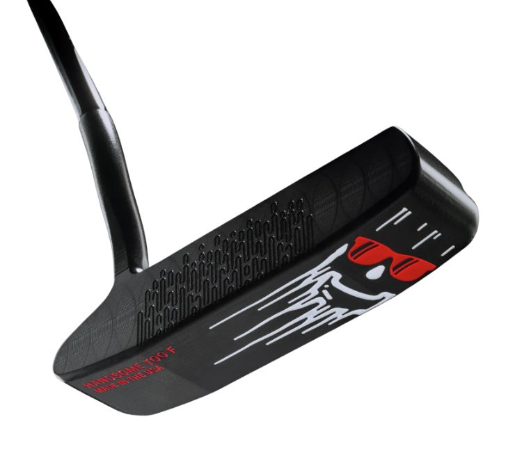 SWAG PUTTER HANDSOME TOO F BLACK PVD LH 34"
