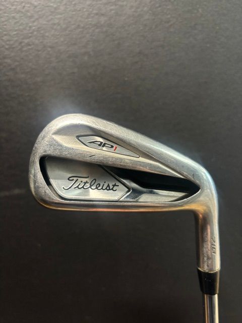 USED TITLEIST 718 AP1 5-PW + T200 5 IRON - STIFF - RH