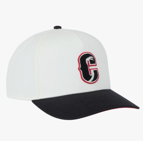COBRA LINEUP CAP WHT/BLK/RED