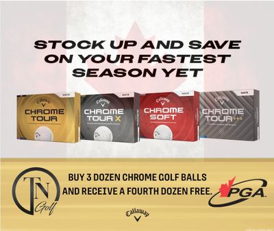 BUY 3 GET 1 FREE CALLAWAY BALLS