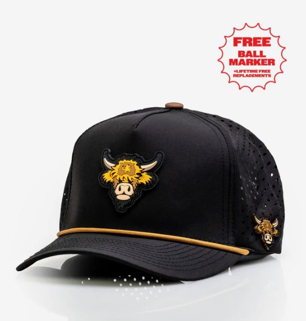 PINS &amp; ACES HIGHLAND COW ROPE HAT