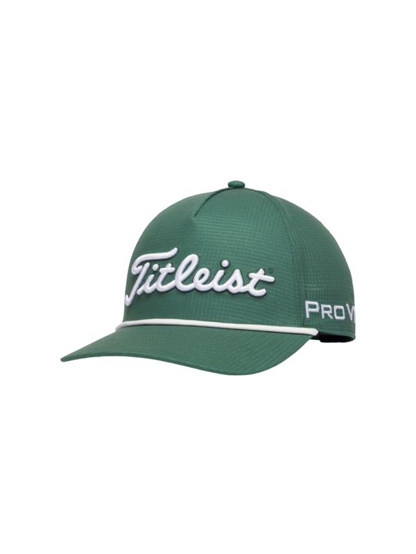 TITLEIST TOUR ROPE HAT GREEN/WHT
