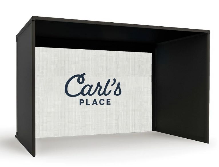 CARL'S C-SERIES PRO GOLF SIMULATOR ENCLOSURE 5' DEPTH W/ IMPACT SCREEN