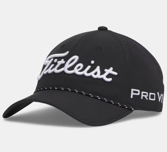 TITLEIST TOUR BREEZER HAT BLACK