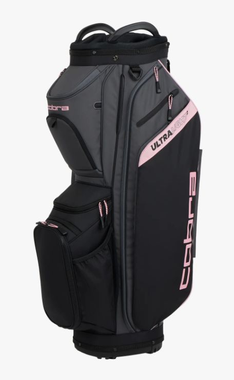 COBRA ULTRALIGHT2 CART BAG BLK/PNK