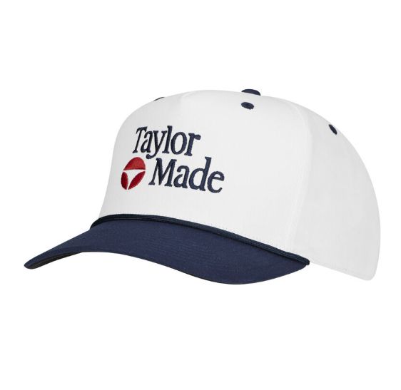 TAYLORMADE RETRO ROPE HAT NVY/WHT